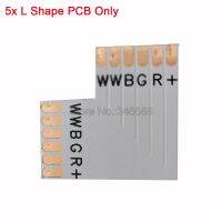【Thriving】 Mariyam Trading Corporation 5ชิ้น/ล็อต12มม. 6PIN 6หมุด RGB + CCT รูปตัว L หรือรูปตัว T ตัวเชื่อมต่อแบบไม่ง่าย RGB CT แถบไฟ LED ตัวเชื่อมต่อ6ขา