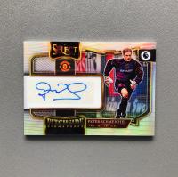 Soccer Card / Football Card 2022-2023 Panini Select EPL Pitchside Signatures Auto - Peter Schmeichel - Man Utd