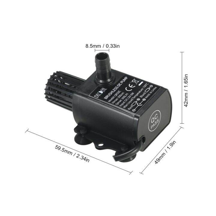 decdeal-ultra-quiet-mini-dc12v-6w-brushless-ปั๊มน้ำ5-5-2-1มม-หญิงกันน้ำน้ำพุ-aquarium-หมุนเวียน300l-h-ลิฟท์300ซม