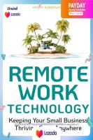 ใหม่ หนังสืออังกฤษพร้อมส่ง Remote Work Technology : Keeping Your Small Business Thriving from Anywhere [Paperback]