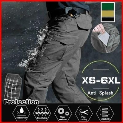 New Mens Tactical Pants Multiple Pocket Elasticity Military Urban Commuter Tacitcal Trousers Men Slim Fat Cargo Pant 3XL TCP0001