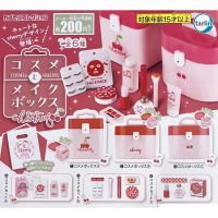 EPOCH Gashapon Kawaii Cherry Makeup Case Miniature Doll Accessories Anime Figures Gachapon Capsule Toys