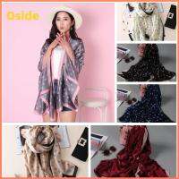 OSIDE Cashmere Cape Pashmina Lady Shawl Women Scarves Flower Printed Neckerchief Knitted Wrap