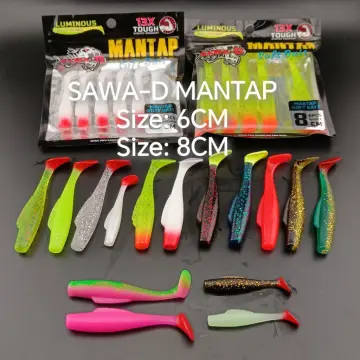 SoF001 - 6CM】SP 6cm Soft Plastic Lure Soft Bait Zman Fishing