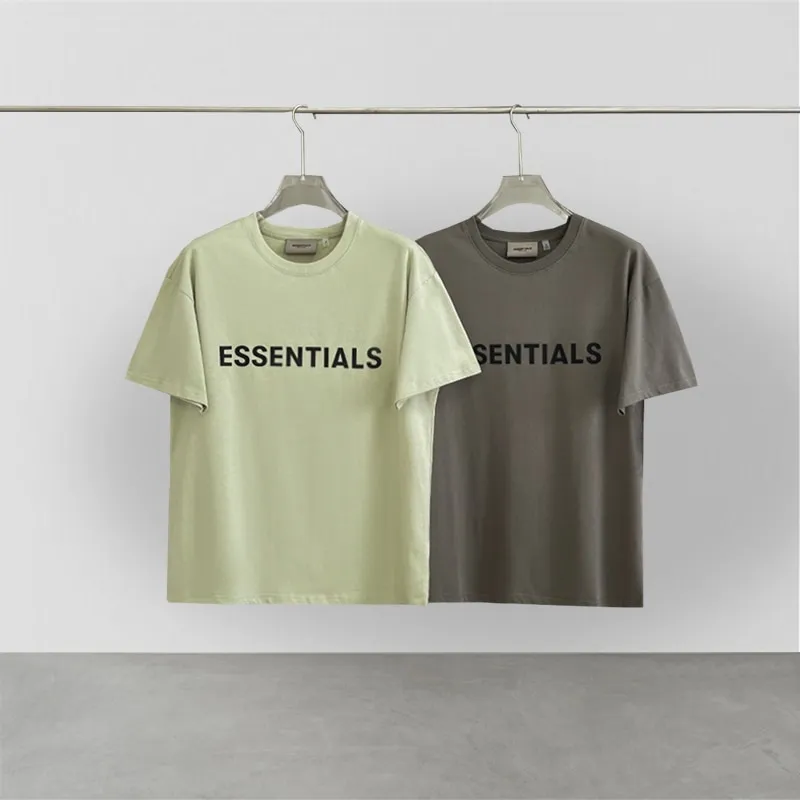 Classic Fashion Brand ESSENTIALS T-shirt Rubber lettering logo