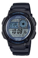 Casio Standard นาฬิกาข้อมือผู้ชาย สายเรซิน รุ่นAE-1000,AE-1000W,AE-1000W-2A2 - สีดำ