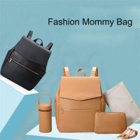 กระเป๋าผ้าอ้อมเด็ก Pu Leather Maternity Packages Large Capacity Mommy Nappy Stroller Bags Newborn Travel Handbags With Changing Pad