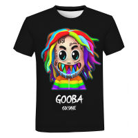 Gooba 6ix9ine T เสื้อ rapper streetwear ผู้ชายผู้หญิงแฟชั่นขนาดใหญ่ TEE เสื้อเด็กผู้หญิงตลกการ์ตูนเสื้อยืดผู้ชายเสื้อผ้า Tops