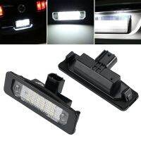 ไฟป้ายทะเบียน LED 2X สำหรับฟอร์ดราศีพฤษภ Flex Mustang 2010 2011 2012 2013 2014 6500K ชุดอุปกรณ์เสริมรถยนต์โคมไฟแผ่นตัวเลข