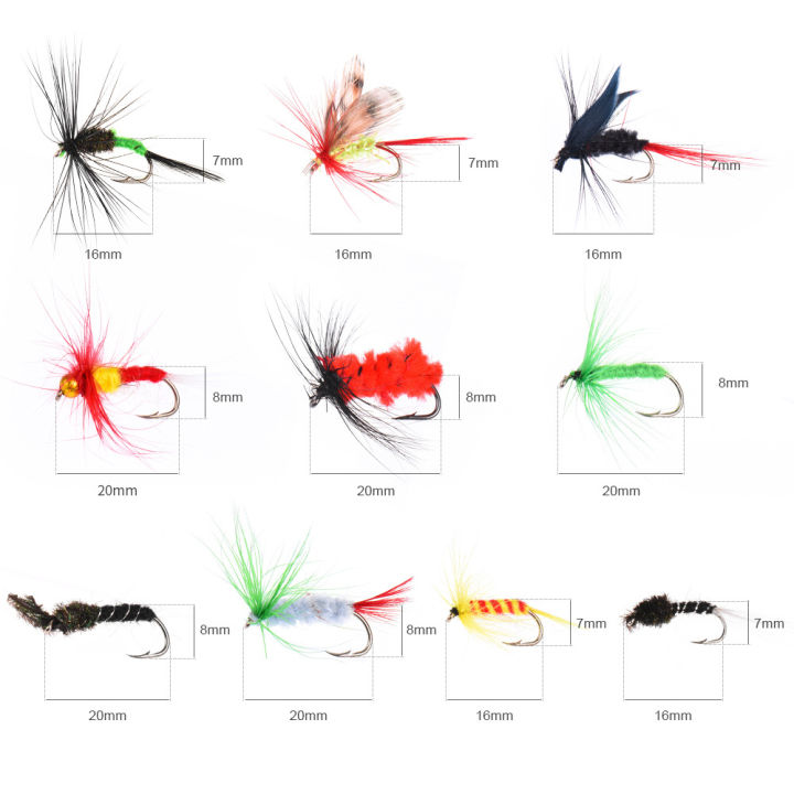 fly-fishing-flies-kit-fly-fishing-lures-for-trout-bass-with-fly-box-20100pcs-with-drywet-flies-nymphs-streamers-popper