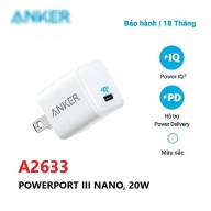 Củ Sạc ANKER PowerPort III Nano PIQ 3.0 18W 20W thumbnail