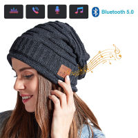 Bluetooth Earphone Music Beanie Hat Winter Warm Knitting Hat Wireless Headphone Cap Running Sport Hat With Mic for Men Women