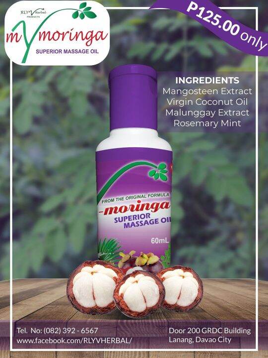 Mangosteen Liniment 60ml Best Organic Liniment Oil in One Liniment Oil