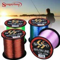 Sougayilang 1-8# 500M Nylon Fishing Line 4 Strands Nylon Fishing Line 11.0-36.3LB Fishing Line Smooth Pesca