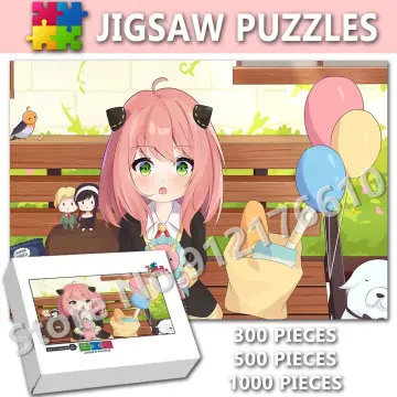 Pikachu Puzzle Anime 300/500/1000 Pieces Jigsaw Puzzles Toys for Children  Restless Pokemon Cartoon Board