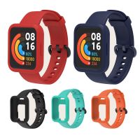 [HOT CHALIUIUILILXWE 607] สายนาฬิกาเคสสำหรับ Watch2 Redmi,สายรัดข้อมือสปอร์ตสร้อยข้อมือซิลิโคนสายสำรองนิ่มสำหรับ Xiaomi Mi Watch2 Lite Wristband Acces