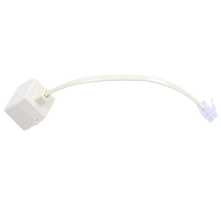 rj-11-6p-4-c-connector-2-x-jack-port-m-f-splitter-phone-adapter-cable-beige