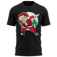 เสื้อยืดพิมพ์ลาย Dabbing Santa Cool Christmas Lockdown Dab Claus สําหรับผู้ชาย  UWOO