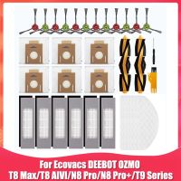 Accessory Kit for Ecovacs DEEBOT OZMO T8 AIVI T8 Max N8 Pro N8 Pro+ Robot Vacuum Cleaner Replacement Parts