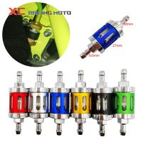 【cw】Motorcycle accessories 8mm/0.31 quot; CNC Alloy Glass Motorcycle Gas Fuel Gasoline Oil Filter for ATV KTM Honda Kawasaki YAMAHA SUZUKI Husqvarna Universal ！