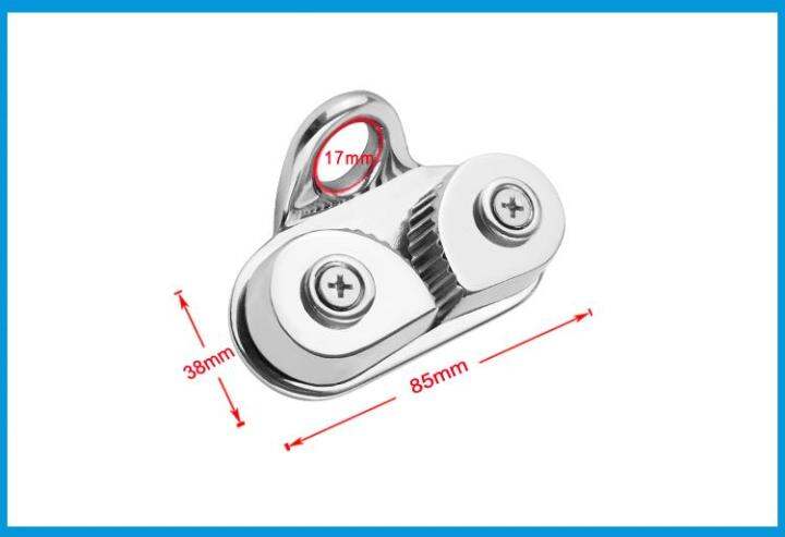 kamera-316-baja-tahan-karat-cleat-dengan-cincin-terkemuka-cam-cleat-matic-fairlead-laut-berlayar-perahu-layar-kayak-kano-sampan-perahu