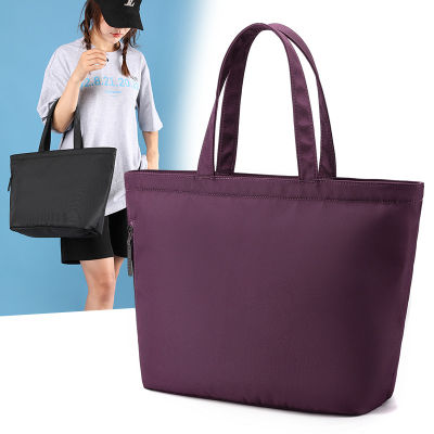 2023 ใหม่กระเป๋าสะพายผู้หญิงความจุขนาดใหญ่กระเป๋ากลางแจ้งกระเป๋าถือผู้หญิงแบบพกพาเรียบง่ายในเมืองขายส่ง