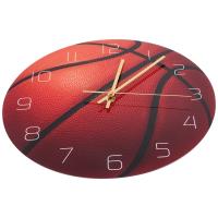 Basketball Acrylic Silent Wall Clock Bedroom Living Room Alarm Clock Birthday Christmas Gifts Present for Room Decor