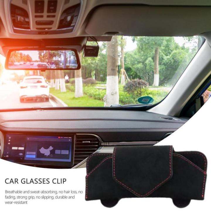 sunglass-clip-for-car-visor-automotive-breathable-glasses-hanger-clip-portable-universal-sunglass-holder-for-suvs-trucks-vehicles-soft-sunglass-clip-for-travel-superbly