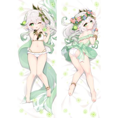 (ปลอกหมอนเท่านั้น) ดีไซน์ดั้งเดิมเคสหมอนกอดน่ารักคอสเพลย์ Nahida Dakimakura HD ลายสองด้านปลอกหมอนของขวัญ