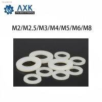 ₪✐ Washer Spacer Seals Gasket Ring Plastic Nylon White Black M2 M2.5 M3 M4 M5 M6 M8 Stainless Steel High Machine Screws 100pcs