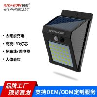 Cross-border new solar outdoor wall lamp waterproof and wiring-free led human body induction garden outdoor camping tent