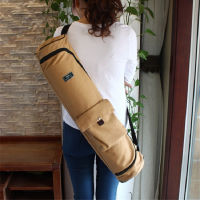 Canvas Sports Bag For Fitness Yoga Backpack Portable Yoga Mat Bag Lengthen Yoga Bag Pilates Mat Case Sport Fitness Carriers