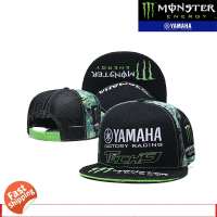 Monster Energy หมวกแข่งมอเตอร์ไซค์,หมวกปีกแบนหมวกบังแดดหมวกแข่งโรงงานยามาฮ่า Tech3