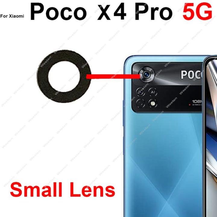 เลนส์กระจกกล้องถ่ายรูปหลังสำหรับเปลี่ยนเลนส์แก้วกล้องมองหลังหลัก-pocophone-poco-x4-pro-5g-xiaomi