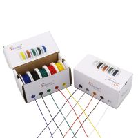 18 20 22 24 26 28 30awg UL 1007 (5 สีในกล่องผสม Stranded Wire Kit) สายไฟสายทองแดงบริสุทธิ์ลวด PVC DIY-Giers