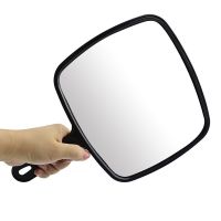 Handheld Mirror Professional Handheld Salon Barbers Hairdressers Mirror With Handle Cosmetic Hand Mirror For Home Salon Makeup Mirrors