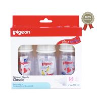 Pigeon  พีเจ้น ขวดนม RPP โคโร คลาสสิค ไซส์ S ขนาด 4 ออนซ์ แพ็ค 3ขวด