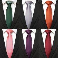 ✹₪♠ JEMYGINS New Hot Green Solid Silk Ties for Men 7cm Blue Necktie Shirt Accessories Wedding Gift Mans Office Gravatas