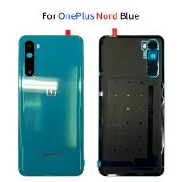 เคสปลอกหุ้มช่องหลังกระจกฝาหลังปิดโทรศัพท์ Nord2ของแท้ใหม่สำหรับ OnePlus Nord/ กรอบหลังฝาหลังปิดโทรศัพท์ OnePlus Nord/Nord 2 LHG3761อะไหล่ P