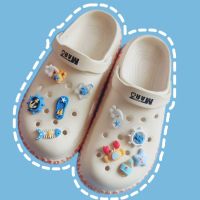 CROCS Cute Deco เข็มกลัดเรซิ่น รูปการ์ตูนหมูน่ารัก (2 แบบ) สําหรับตกแต่งรถเข็นแซนวิช รองเท้า DIY