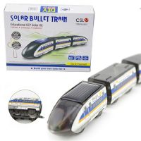 3D DIY Creative Solar Powered Train Toy Energy High Speed Model Educational Science Students Experimental s