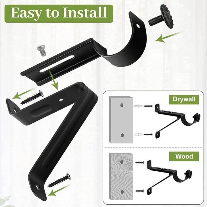 curtain-rod-bracket-adjustable-heavy-duty-curtain-rod-holders-black-curtain-rods-hooks-hangers-for-wall-drapery-rod