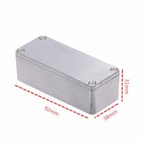 1Pc Silver Aluminium Enclosure Case 1590A Mini Electronic Project Box 92X38x31mm