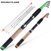 Sougayilang 3m Feeder Fishing Rod Handle with 3 Tips L M H 40-90g Weight Carp Telescopic