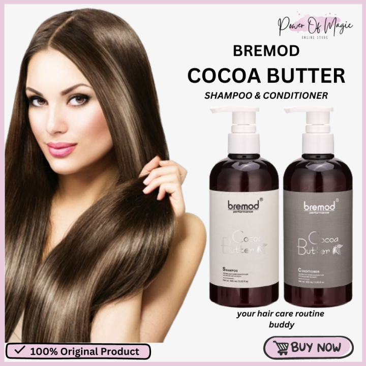 [trending] Bremod Premium Cocoa Butter Hair Shampoo And Conditioner