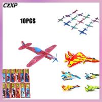 CXXP 10pcs Color Randomly พร็อพ ของขวัญสำหรับเด็ก โฟมทำเอง ของเล่นเครื่องบิน โมเดลเครื่องบิน เครื่องบินไจเดอร์บิน เครื่องบินรบ