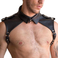 Men BDSM Clothing ual Chest Leather Strap Crop Tops Feisth Punk Style Rave Body Harness Belts for Men