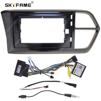 SKYFAME Car Fascia Frame Adapter Canbus Box For Volkswagen Jetta VS5 2019-2022 Android Dashboard Kit Face Plate Frame Fascias