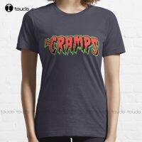 New Cramps T-Shirt Cotton Tee Shirt Black Shirts For Custom Aldult Teen Unisex Digital Printing Tee Shirt Custom Gift