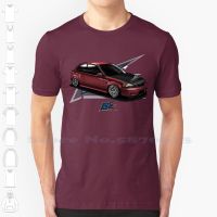 Civic Ek9 Crimson Red Graphic Custom Funny Tshirt Kanjo Acura Ek Ek9 Eg3 Eg5 Fk8 Civic Eg Eg6 Ej6 Ej8 Em1